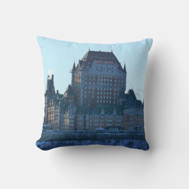 Coussin Château Frontenac, Québec, Canada (Recto)