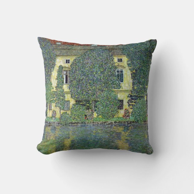 Coussin Château Kammer sur l'Attersee III de Gustav Klimt (Recto)