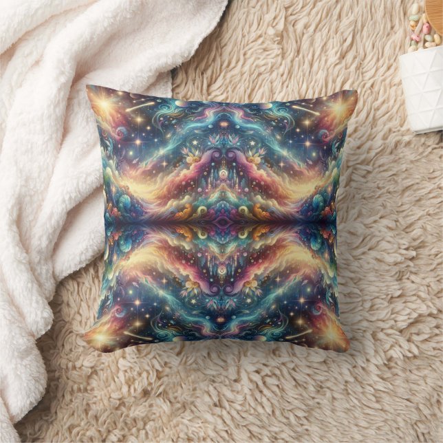 Coussin Château Lointain Céleste Fantastique Mystique Colo (Couverture)