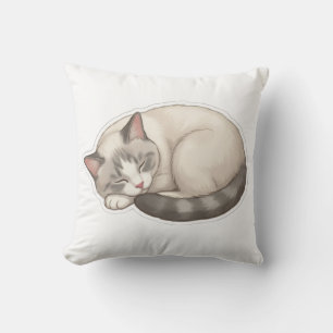 Coussin Chaton BB dormant mignon et confortable