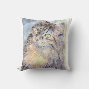 Coussin Chaton Fou et Adorable