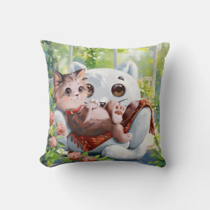 Coussin Chaton sur le canapé