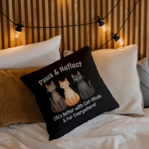 Coussin Chats adorables Paws & Reflect