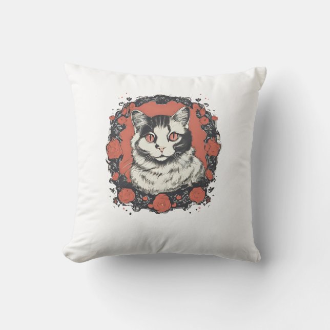 Coussin chats amant art design acheter maintenant (Recto)