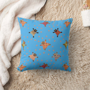 Coussin Chats bien habillés faisant des Empreintes de patt