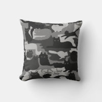 Chats Camouflés Gris Motif Chats Kitty Gris Camo