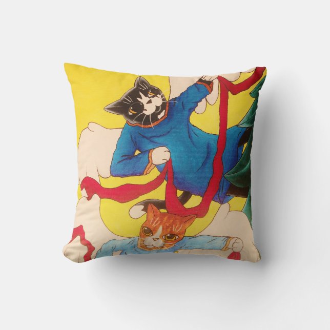 Coussin Chats de Cherub (Recto)