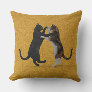 Coussin Chats de danse doux