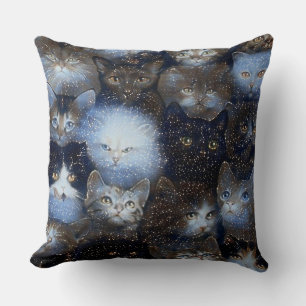 Coussin Chats étincelants
