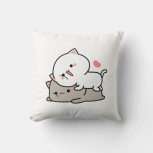 Coussin chats mignons mochi