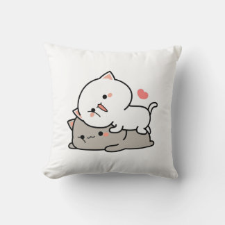 Coussin chats mignons mochi