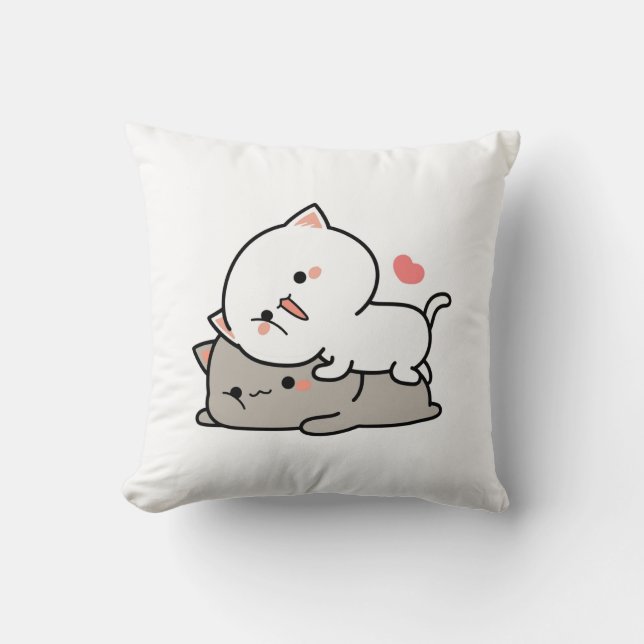 Coussin chats mignons mochi (Recto)
