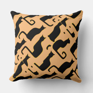 Coussin Chats noirs