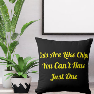 Coussin Chats Personnalisé Funny Cool Drôle Animaux de com