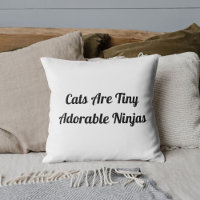 Chats sont adorables ninjas Citation personnalisée