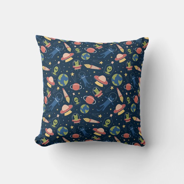 Coussin Chats spatiaux (Recto)