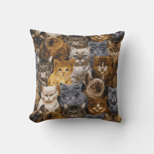 Coussin Chats trésors intemporels