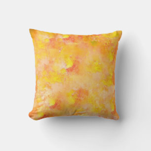 Coussin Chaud automne tableau abstrait 3