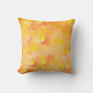 Coussin Chaud automne tableau abstrait 3
