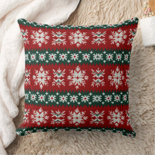 Coussin Chaud de Noël moche Rouge et vert