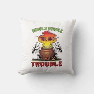 Coussin Chaudière Double Travail Problème Halloween Chat N