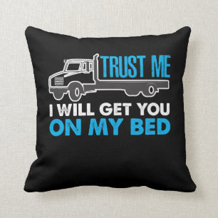 Coussin Chauffeur de camion amusant Trucker papa