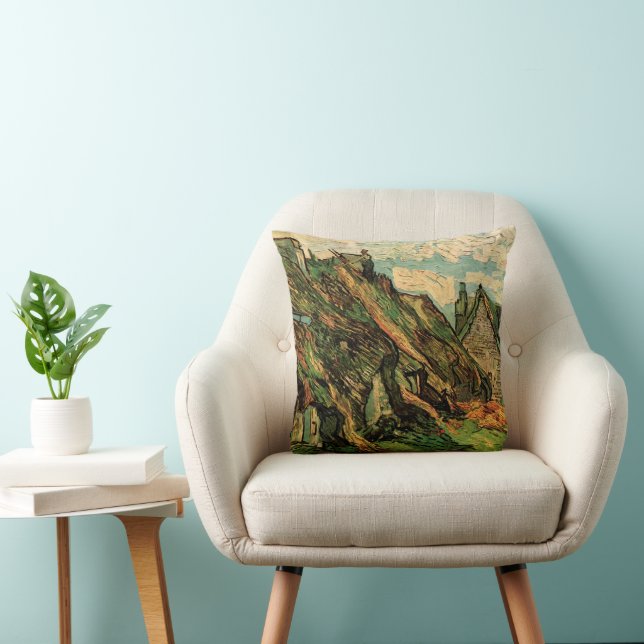 Coussin Chaumières en grès par Vincent van Gogh (Chaise)