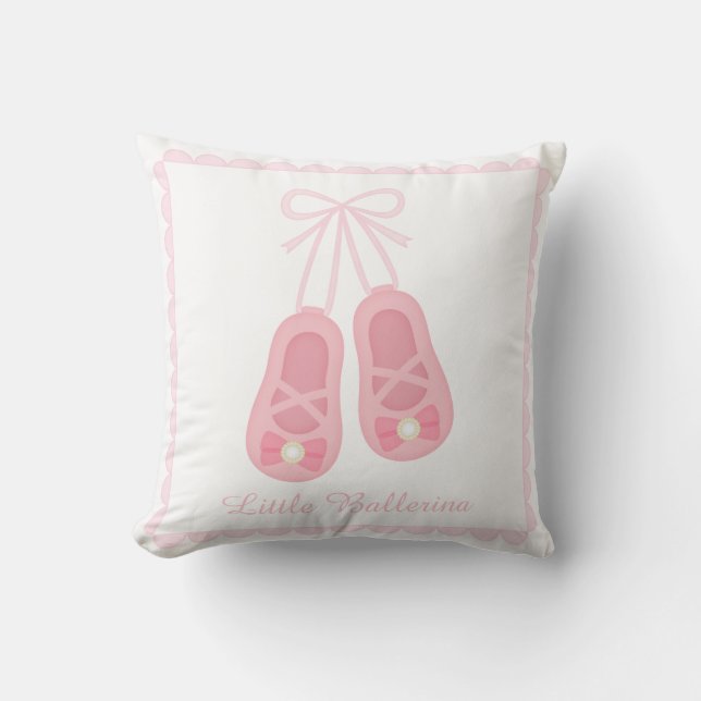 Coussin Chaussures de Ballet Élégantes pour Décoration de  (Recto)