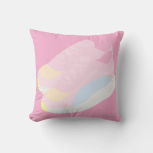 Coussin Chaussures de course roses