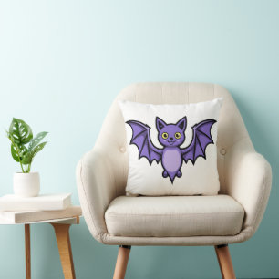 Coussin Chauve-souris - créature Halloween