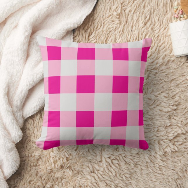 Coussin Cheboard gris et rose Motif Jeu d'oreiller (Couverture)