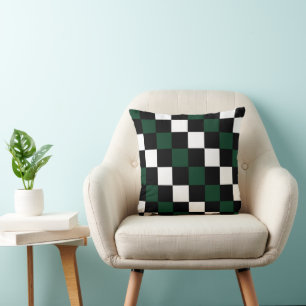 Coussin Checkerboard Modern Preppy Checkers