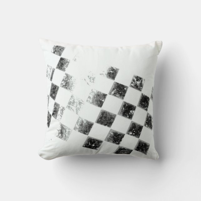 Coussin Checkered de drapeau (Recto)
