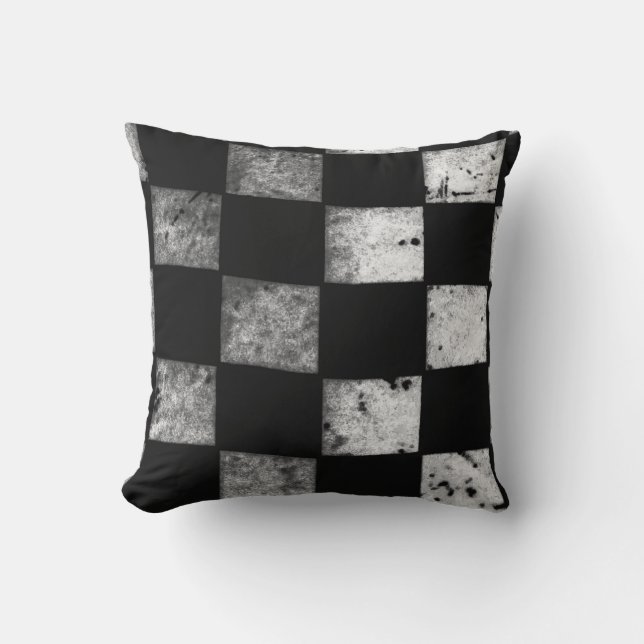 Coussin Checkered de drapeau (Recto)