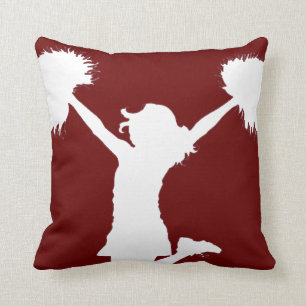 Coussin Cheerleading personnalisable de pom-pom girl
