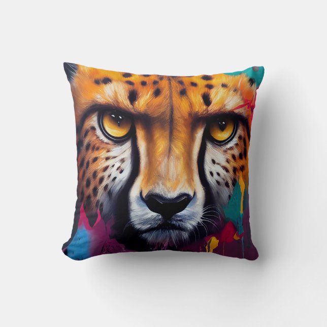 Coussin Cheetah Animal Discovery Adventure Nature Planet (Recto)