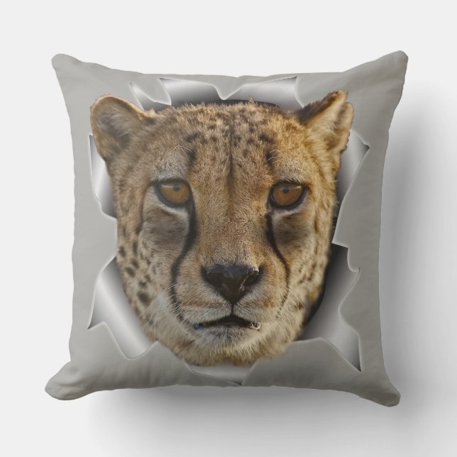 Coussin Cheetah-faune (Recto)