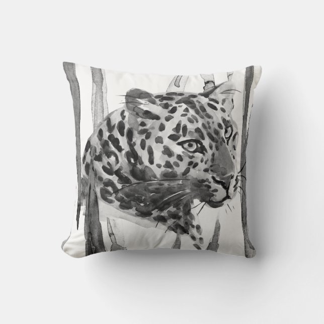 Coussin Cheetah Portrait (Recto)