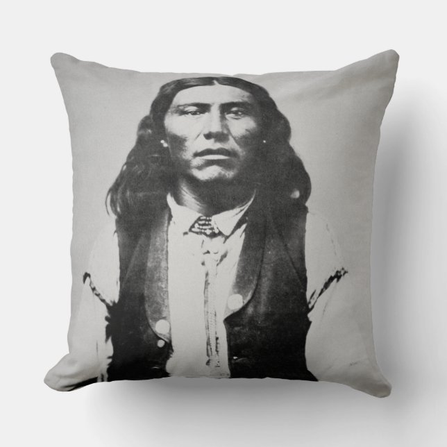 Coussin Chef de Naiche (d.1874) des Apaches de Chiricahua (Recto)