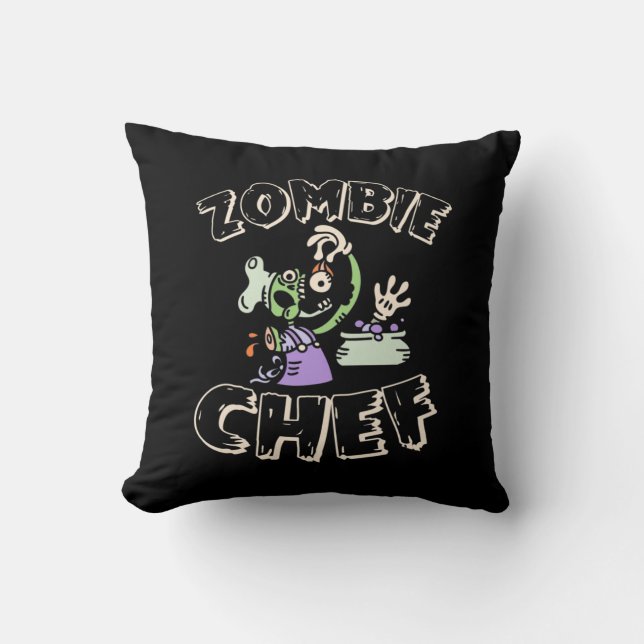 Coussin Chef d'Halloween (Recto)