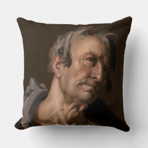 Coussin Chef d'un vieil homme par Abraham Bloemaert