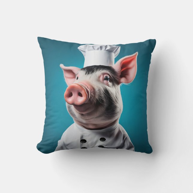 Coussin Chef Pig (Recto)