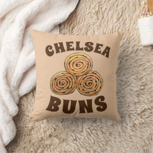 Coussin Chelsea Buns UK Currant Bun British Food Baking