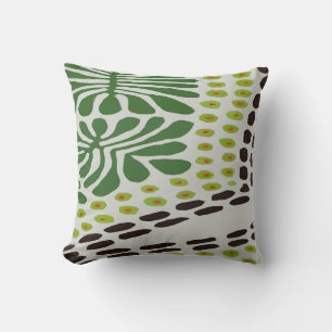 Coussin Chemin de la jungle Abstraite, Amérique du Sud