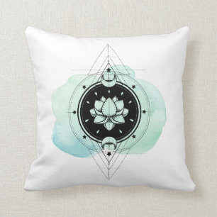 Coussin Chemin d'étoiles de Lotus de lune de *~* au