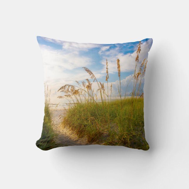 Coussin Chemin vers la plage (Recto)