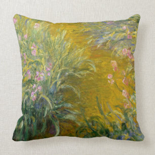 Coussin Chemin Vintage De Peinture Monetale À Travers Les