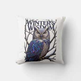 Coussin Chemise Crystalized Forest Owl, Premium