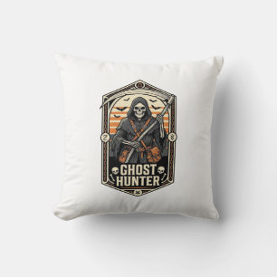 Coussin Chemise de chasseur de fantômes design de Reaper v