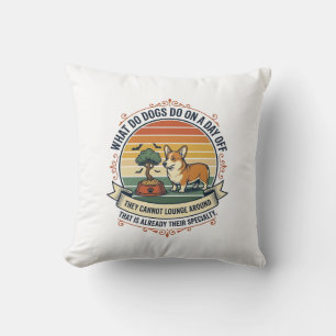 Coussin Chemise de citation de gravure vintage de jour de